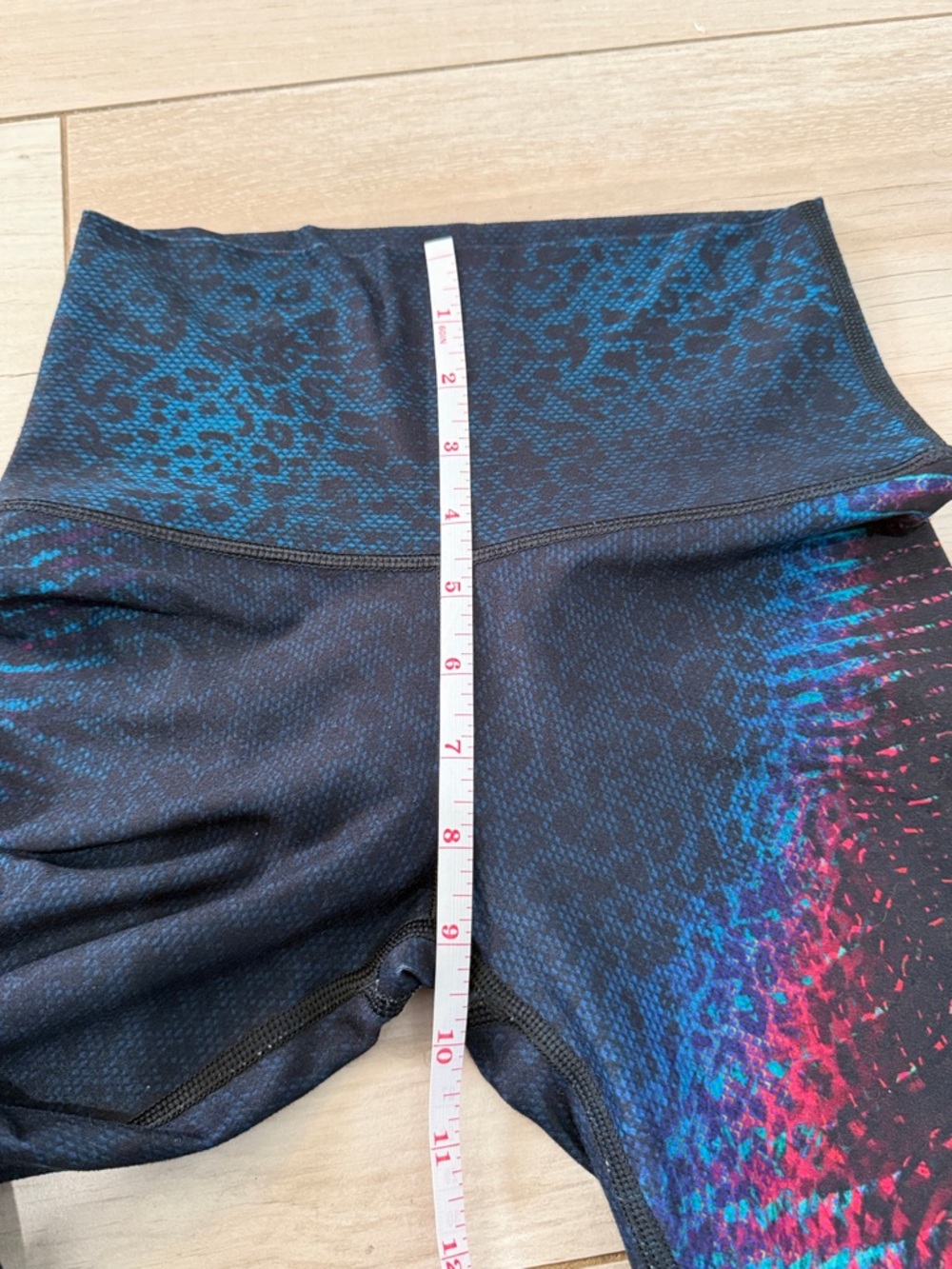 Wear It To Heart “WITH” Black Multicolor Active Leggings - Picture 10 of 10
